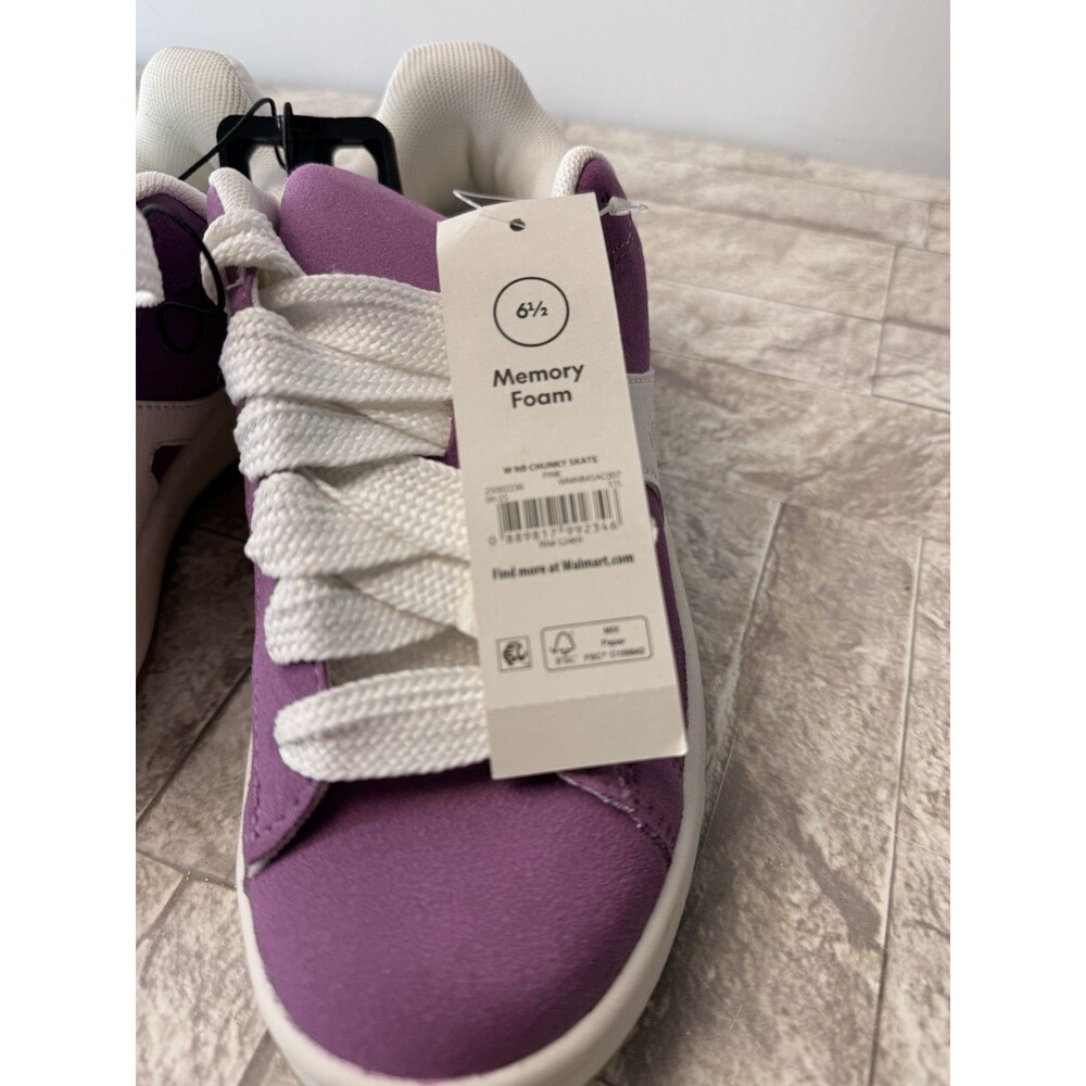 No Boundaries Purple Sneakers – Size 6.5 (New with Tags) - Picture 4 of 8